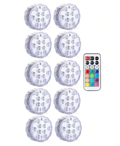 LEDFantasy™ - Change Any Backyard From 'Meh' To 'Wow' - IP68 Waterproof 16 Color Submersible LED Lights