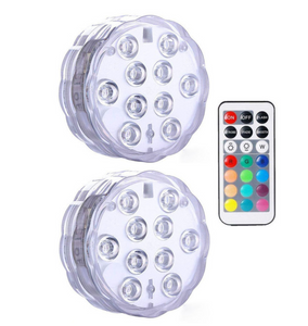 LEDFantasy™ - Change Any Backyard From 'Meh' To 'Wow' - IP68 Waterproof 16 Color Submersible LED Lights